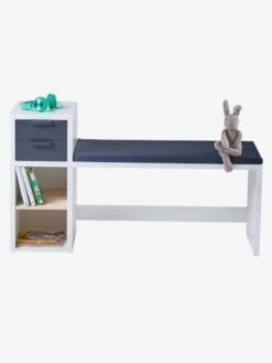Banc De Lecture + Rangement LIGNE REGLISSE Blanc/gris Foncé - Vertbaudet 10 Banc De Lecture + Rangement LIGNE REGLISSE Blanc/gris Foncé - Vertbaudet -Meubles Pour Enfants banc de lecture rangement ligne reglisse 3