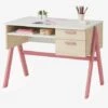 Bureau Enfant Coloriage Rose - Vertbaudet -Meubles Pour Enfants bureau enfant coloriage