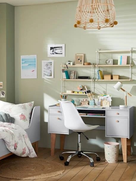 Bureau Enfant LIGNE FJORD Gris/bois - Vertbaudet 6 Bureau Enfant LIGNE FJORD Gris/bois - Vertbaudet â Image 4