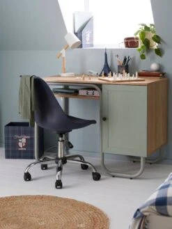 Bureau Enfant Vintage OXFORD Bleu - Vertbaudet -Meubles Pour Enfants bureau enfant vintage oxford 4