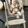 Chaise évolutive + Tablette Newborn Evosit CHILDHOME écru - Childhome -Meubles Pour Enfants chaise evolutive tablette newborn evosit childhome
