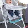 Chaise Haute Compacte BADABULLE Gris/chevrons - Badabulle -Meubles Pour Enfants chaise haute compacte badabulle