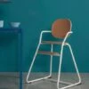 Chaise Haute Design Tibu CHARLIE CRANE Gris/blanc/bois - Charlie Crane -Meubles Pour Enfants chaise haute design tibu charlie crane