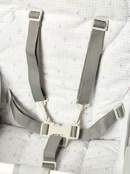 Chaise Haute Easyseat Blanc Clair Imprime - Vertbaudet 7 Chaise Haute Easyseat Blanc Clair Imprime - Vertbaudet – Image 5