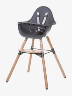 Chaise Haute Evolu 2 + Arceau CHILDHOME Naturel Blanc - Childhome -Meubles Pour Enfants chaise haute evolu 2 arceau childhome 10