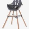 Chaise Haute Evolu 2 CHILDHOME + Coussin Néoprène Anthracite/gris - Childhome -Meubles Pour Enfants chaise haute evolu 2 childhome coussin neoprene