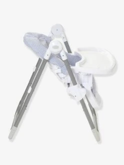 Chaise Haute EvoluSeat Chevrons Bleu - Vertbaudet -Meubles Pour Enfants chaise haute evoluseat 2