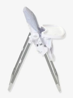 Chaise Haute EvoluSeat Chevrons Bleu - Vertbaudet -Meubles Pour Enfants chaise haute evoluseat 3