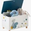 Coffre à Jouets Dinosaure Blanc Imprimé - Vertbaudet -Meubles Pour Enfants coffre a jouets dinosaure