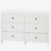 Commode 6 Tiroirs LIGNE SIRIUS Blanc Clair Uni - Vertbaudet -Meubles Pour Enfants commode 6 tiroirs ligne sirius