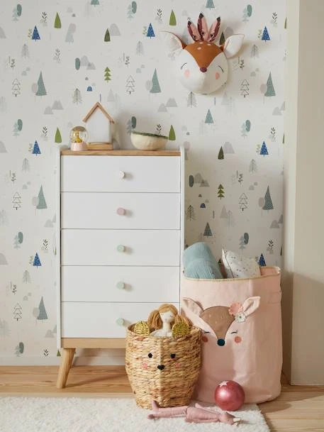 Commode Semainier Avec Poignées Personnalisables LIGNE CONFETTI Blanc - Vertbaudet 5 Commode Semainier Avec Poignées Personnalisables LIGNE CONFETTI Blanc - Vertbaudet – Image 3