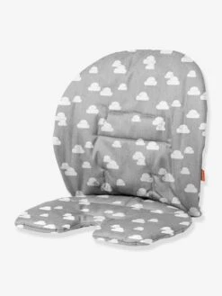 Coussin D’assise Pour Chaise Haute Steps STOKKE Gris/nuages - Stokke -Meubles Pour Enfants coussin dassise pour chaise haute steps stokke 2
