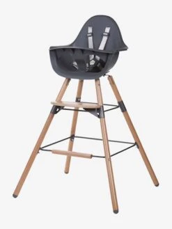 Kit De Pieds Longs Pour Chaise Haute Evolu + Repose-pieds CHILDHOME Naturel Anthracite - Childhome -Meubles Pour Enfants kit de pieds longs pour chaise haute evolu repose pieds childhome 4