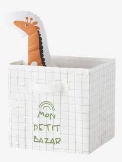 Les 3 Bacs De Rangement Tanzanie Tilleul Foncé Imprimé - Vertbaudet -Meubles Pour Enfants les 3 bacs de rangement tanzanie 2