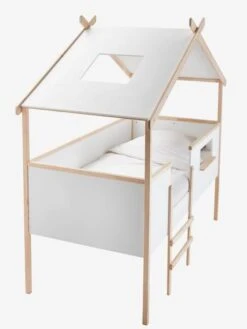 Lit Cabane Enfant Robinson Blanc - Vertbaudet -Meubles Pour Enfants lit cabane enfant robinson 3