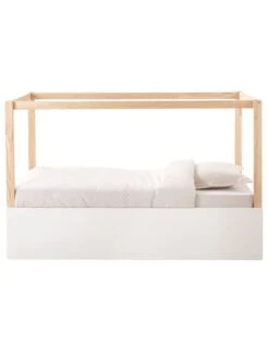 Lit Enfant Mi-hauteur Réversible ZIG-ZAG Blanc - Vertbaudet -Meubles Pour Enfants lit enfant mi hauteur reversible zig zag 5