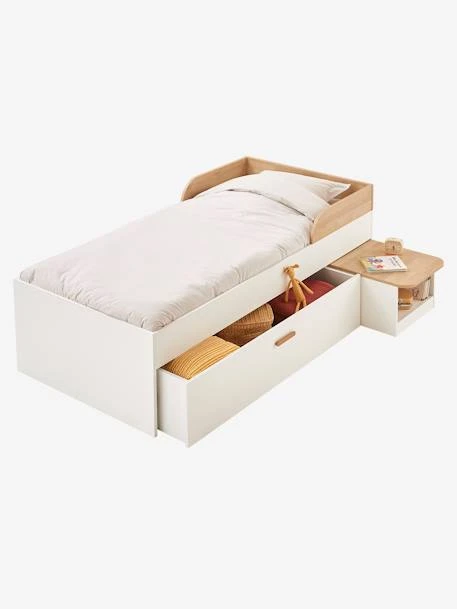 Lit Enfant Multi Rangements HAPPY Blanc - Vertbaudet 2 Lit Enfant Multi Rangements HAPPY Blanc - Vertbaudet