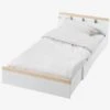 Lit évolutif Enfant LIGNE ABC Blanc - Bois - Vertbaudet -Meubles Pour Enfants lit evolutif enfant ligne abc