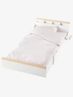 Lit évolutif Enfant LIGNE ABC Blanc - Bois - Vertbaudet -Meubles Pour Enfants lit evolutif enfant ligne abc 2