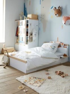 Lit évolutif Enfant LIGNE ABC Blanc - Bois - Vertbaudet -Meubles Pour Enfants lit evolutif enfant ligne abc 5