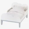 Lit évolutif Enfant LIGNE NUAGE Blanc/gris - Vertbaudet -Meubles Pour Enfants lit evolutif enfant ligne nuage
