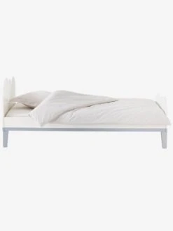 Lit évolutif Enfant LIGNE NUAGE Blanc/gris - Vertbaudet -Meubles Pour Enfants lit evolutif enfant ligne nuage 3