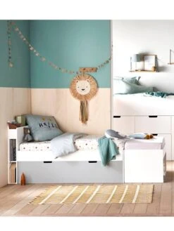 Lit évolutif LIGNE PASSE-PASSE Blanc - Vertbaudet -Meubles Pour Enfants lit evolutif ligne passe passe 3