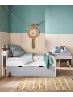 Lit évolutif LIGNE PASSE-PASSE Blanc - Vertbaudet -Meubles Pour Enfants lit evolutif ligne passe passe 4