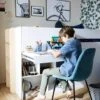 Lit Mi Hauteur Avec Bureau Coulissable Combiné CAMELEO Blanc Mate - Vertbaudet 1 Lit Mi Hauteur Avec Bureau Coulissable Combiné CAMELEO Blanc Mate - Vertbaudet -Meubles Pour Enfants lit mi hauteur avec bureau coulissable combine cameleo