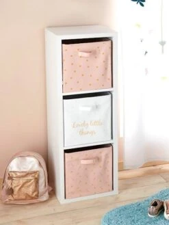 Lot De 3 Bacs De Rangement Lovely Rose Poudré Imprimé - Vertbaudet 11 Lot De 3 Bacs De Rangement Lovely Rose Poudré Imprimé - Vertbaudet -Meubles Pour Enfants lot de 3 bacs de rangement lovely 4