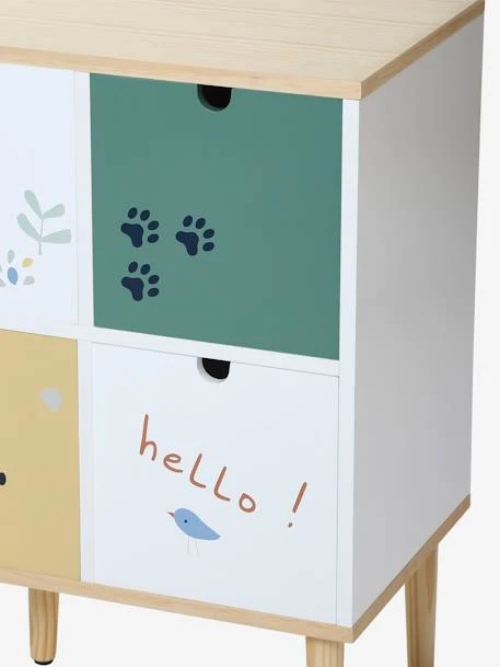 Meuble 6 Bacs Jungle Blanc - Vertbaudet 8 Meuble 6 Bacs Jungle Blanc - Vertbaudet â Image 6