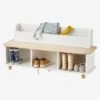 Meuble à Chaussures LIGNE PTILOU Blanc/bois - Vertbaudet 1 Meuble à Chaussures LIGNE PTILOU Blanc/bois - Vertbaudet -Meubles Pour Enfants meuble a chaussures ligne ptilou