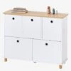 Meuble De Rangement 5 Bacs LIGNE PTILOU Blanc/bois - Vertbaudet 2 Meuble De Rangement 5 Bacs LIGNE PTILOU Blanc/bois - Vertbaudet -Meubles Pour Enfants meuble de rangement 5 bacs ligne ptilou
