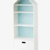 Meuble De Rangement "maison" 5 Cases Blanc - Vertbaudet -Meubles Pour Enfants meuble de rangement maison 5 cases