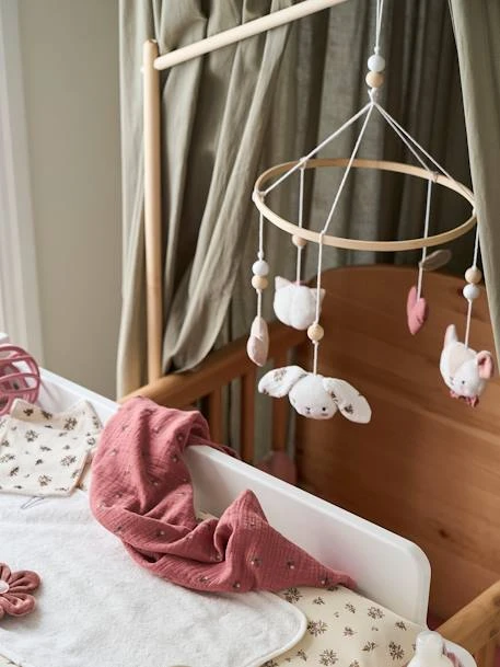 Mobile Musical GRENIER Rose - Vertbaudet 4 Mobile Musical GRENIER Rose - Vertbaudet – Image 2