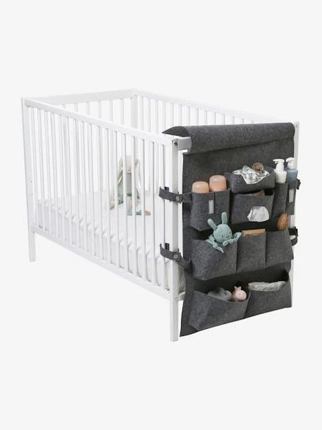 Organisateur à Suspendre Vertbaudet Pour Lit De Bébé Gris Chiné - Vertbaudet 5 Organisateur à Suspendre Vertbaudet Pour Lit De Bébé Gris Chiné - Vertbaudet – Image 3