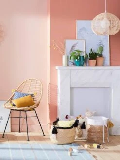 Panier En Jute Avec Fils Lurex Marguerite Blanc - Vertbaudet -Meubles Pour Enfants panier en jute avec fils lurex marguerite 3