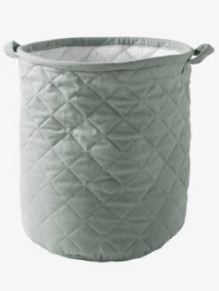 Panier Matelassé Guimauve Jaune Moutarde - Vertbaudet -Meubles Pour Enfants panier matelasse guimauve 3