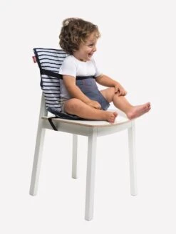 Rehausseur BABYTOLOVE Chaise Nomade Blanc / Marine - Baby To Love -Meubles Pour Enfants rehausseur babytolove chaise nomade 3