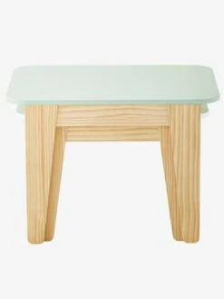 Tables Gigognes Gris Vert/bois + Blanc/bois - Vertbaudet -Meubles Pour Enfants tables gigognes 4