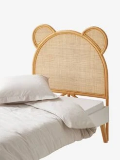 Tête De Lit Enfant Rotin Ours Naturel - Vertbaudet -Meubles Pour Enfants tete de lit enfant rotin ours 1