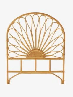 Tête De Lit Rotin Enfant Fleur Naturel - Vertbaudet -Meubles Pour Enfants tete de lit rotin enfant fleur 2